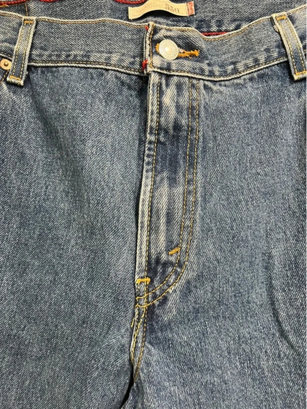 Levi's 550 Relaxed Tapered Straight Fit Jeans Blue Denim W34 L32 16M